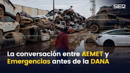 La conversación entre AEMET y Emergencias antes de la DANA: aviso de alerta ROJA