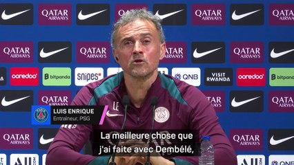 PSG - Enrique : “Ma meilleure décision pour aider Dembélé ? Ne pas le faire jouer à Londres”
