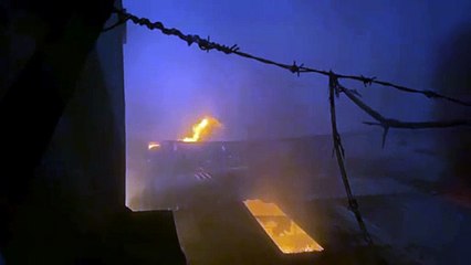 Arde predio donde se realizan banquetes, presuntamente tras corto circuito