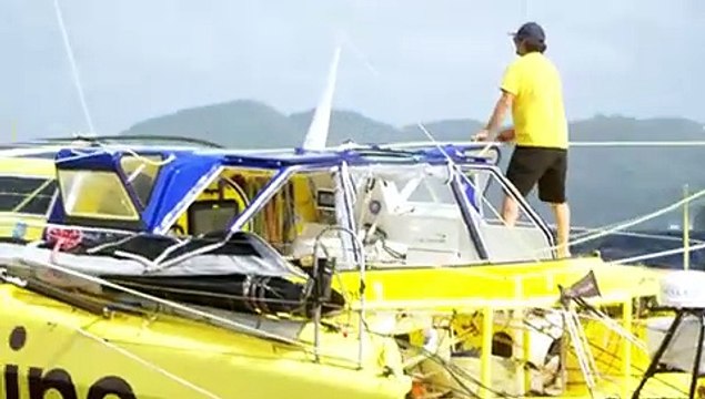 Boissières « soulagé d'être à terre » après son démâtage - Voile - Vendée Globe