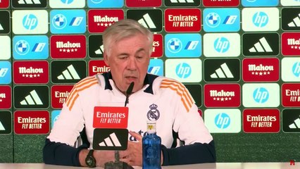 Ancelotti, sobre Vinicius: "Estoy cansado sobre este tema pero no me preocupa"