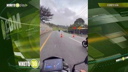 Aparece bandera del ELN en Copacabana  autoridades investigan