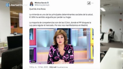 La frenética actividad de Mónica García en redes sociales
