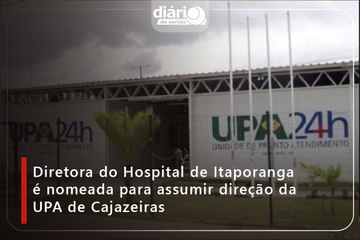 Diretora do Hospital de Itaporanga é nomeada para assumir direção da UPA de Cajazeiras