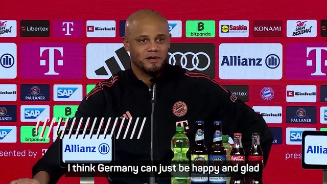 Kompany excited for Germany's future with Musiala and Wirtz