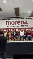 Asiste Andrés López Beltrán a Asamblea Informativa de Morena en Monterrey
