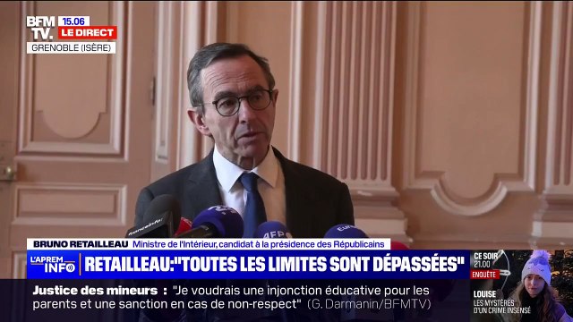 Narcotrafic: C'est une déferlante de drogues, un tsunami blanc même , déplore Bruno Retailleau