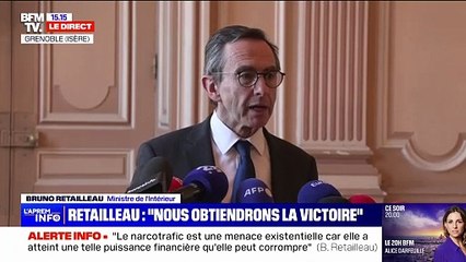 Drogue: Bruno Retailleau assure vouloir "reprendre le contrôle de l'espace public"