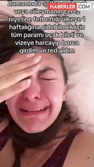 Portekiz'e vize başvurusu reddedilen kadın isyanıyla gündem oldu