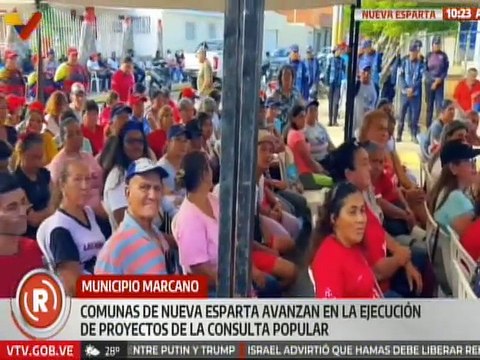 Nueva Esparta | Comunas avanzan en la ejecución de proyectos priorizados en Consultas Populares