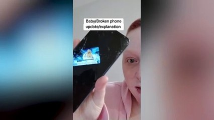 Mom-to-be says baby kicked so hard it shattered phone screen in her hoodie pocket