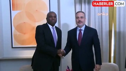 Fidan ve Lammy Münih'te Suriye ve Gazze'yi Görüştü