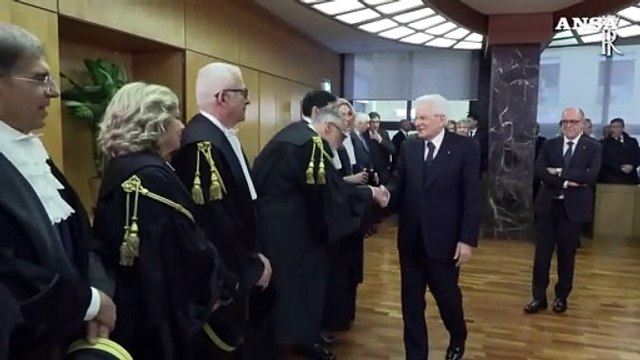 Mattarella all'inaugurazione dell'Anno giudiziario della Corte dei conti