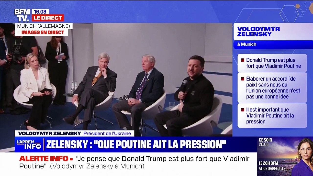 "Ils ne nous veulent pas": Volodymyr Zelensky assure que les États-Unis "n'ont jamais vu (l'Ukraine) dans l'Otan"