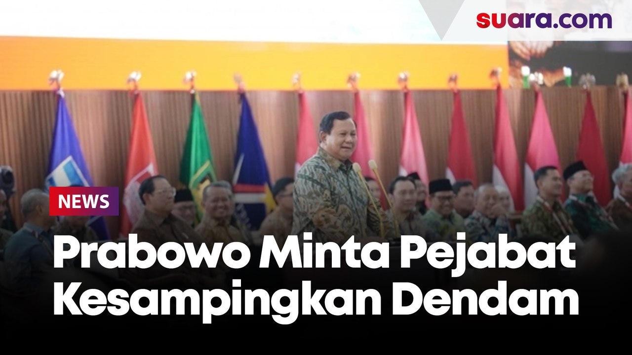 Prabowo: Bagi yang Ingin Mengabdi, Tak Ada Tempat di Hati untuk Dendam dan Benci