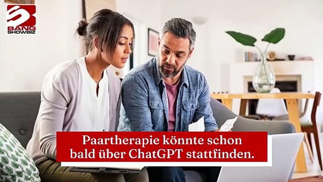 Paartherapie könnte schon bald über ChatGPT stattfinden.