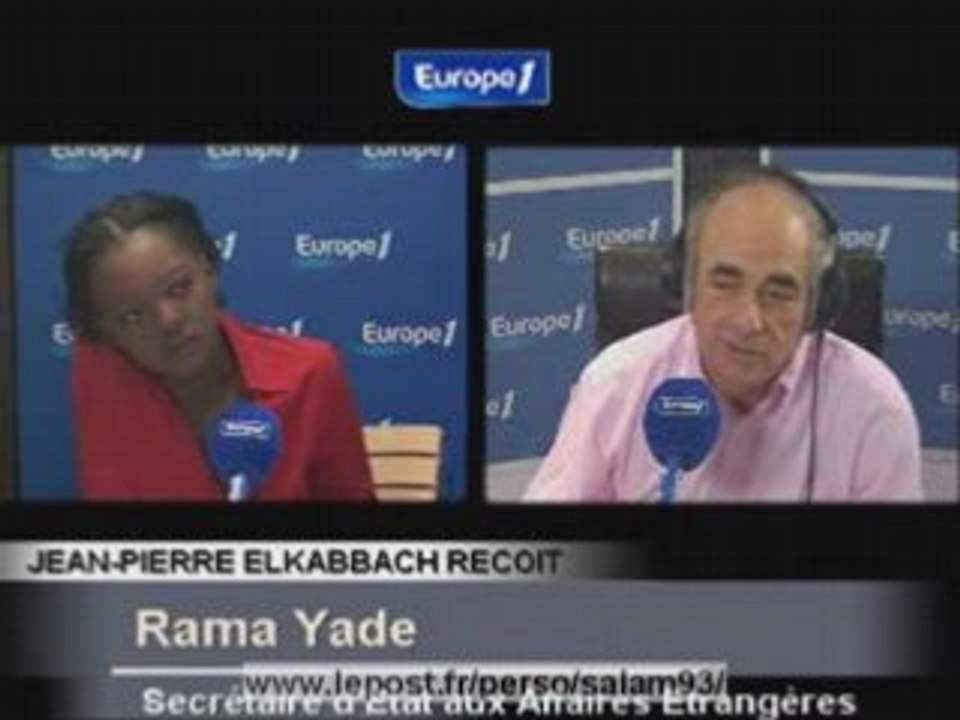 Rama Yade : droits de l'homme ? pas obligée....