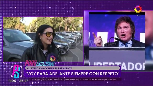 Es un delirante : Lali respaldó a María Becerra y mandó a terapia a Milei