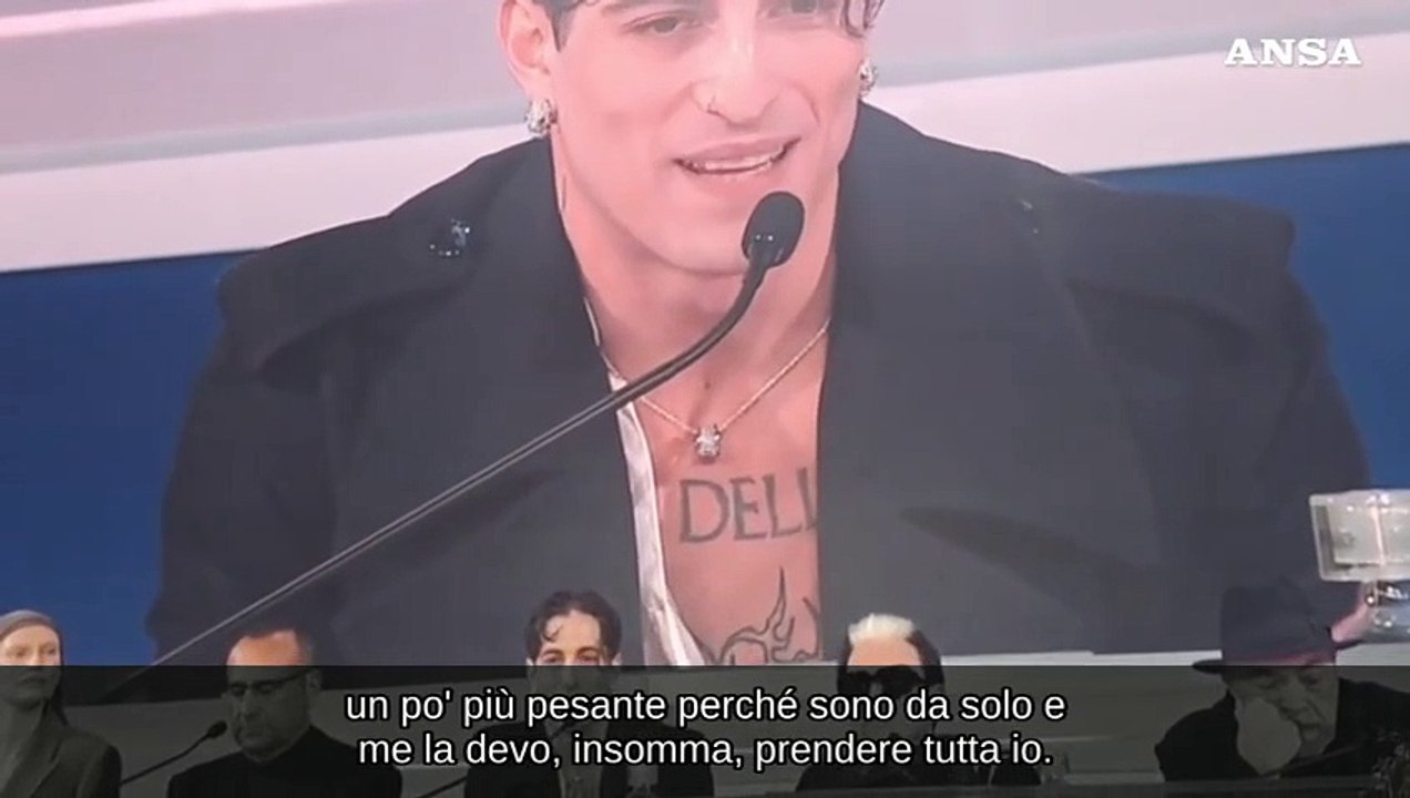 Damiano David: "A Sanremo da solista, piu' responsabilita' ma bellissimo"