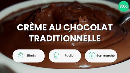 Crème au chocolat traditionnelle