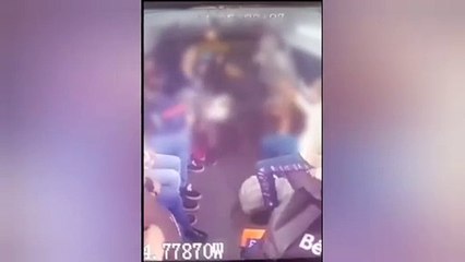Caen ladrones de transporte urbano en Naucalpan, uno es menor de edad (VIDEO)