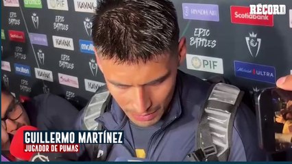 Guillermo Martínez: "Me siento orgulloso de Santiago Giménez"