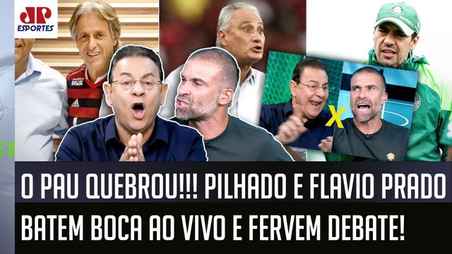 TRETA AO VIVO! OLHA A MER#@ QUE VOCÊ TÁ FALANDO! O Tite CALOU A SUA BOCA ao... Pilhado x Flavio!