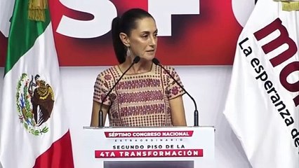 Claudia Sheinbaum destaca la lucha por la justicia y la democracia en México