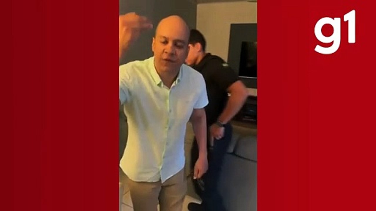 Vídeo mostra momento em que secretário desacata policiais e recebe voz de prisão em MT