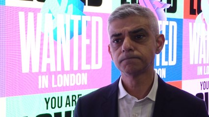 London Mayor Sadiq Khan launches new 'loved and wanted' campaign