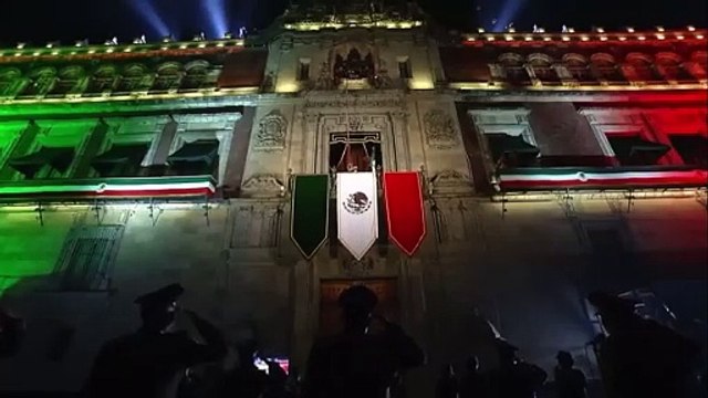 Andrés Manuel López Obrador pronuncia emotivas arengas en su último Grito