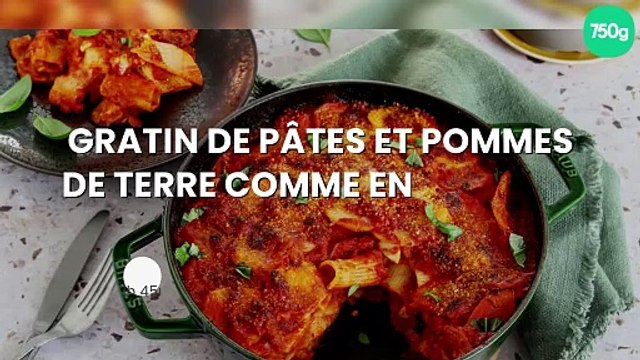 Gratin de pâtes et pommes de terre comme en Calabre
