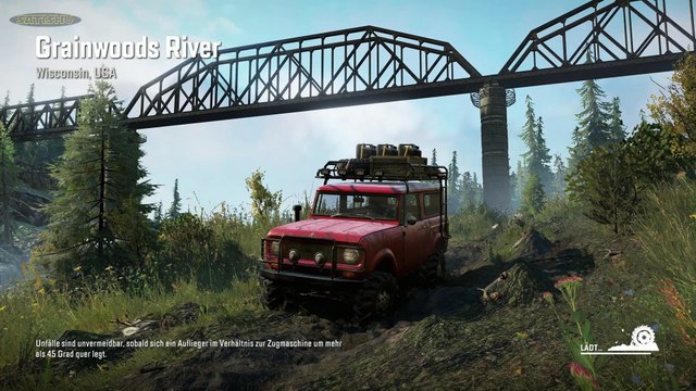 Anhänger im Fluss. | SnowRunner | XL-Ep. 10