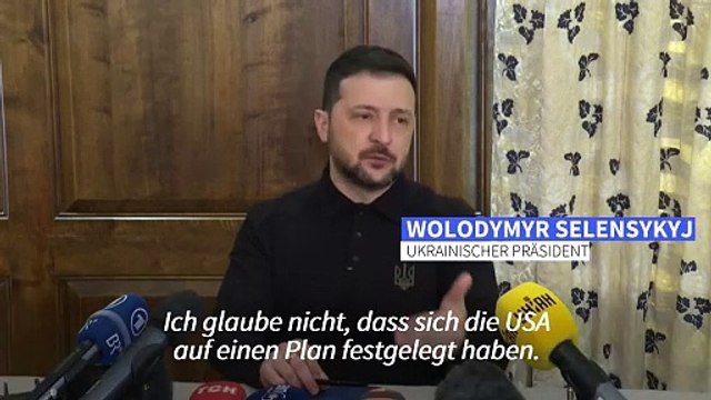 Selenskyj: Die Ukraine ist bereit, über alles zu sprechen