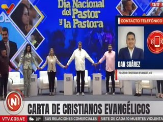 Pastor Cristiano Dan Suárez: La paz y el amor es el arma más poderosa que ha usado el pdte. Maduro