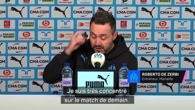 De Zerbi : Un match très important contre Saint-Étienne !