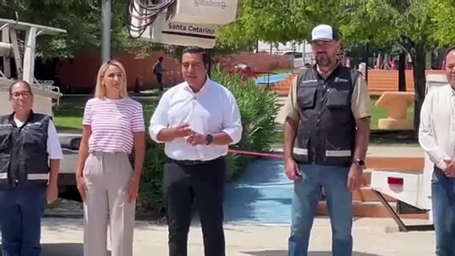 Jesús Nava intensifica programa Santa Brilla en Santa Catarina