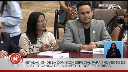 Instalada Comisión Especial para Proyecto de la "Ley Orgánica de la Juventud José Félix Ribas"