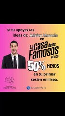 Psicólogo da descuento a personas que apoyen ideas de Adrián Marcelo en LCDLFMX