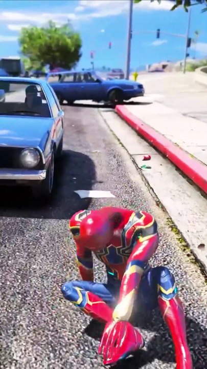 GTA 5 Epic Ragdolls | Spider-Man Jumps/Fails ep 133 #spiderman #gta #gta5