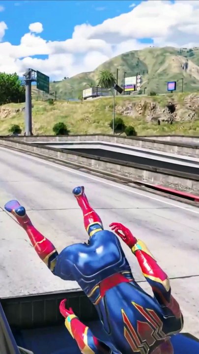 GTA 5 Epic Ragdolls | Spider-Man Jumps/Fails ep 135 #spiderman #gta #gta5