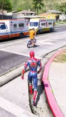 GTA 5 Epic Ragdolls | Spider-Man Jumps/Fails ep 136 #spiderman #gta #gta5