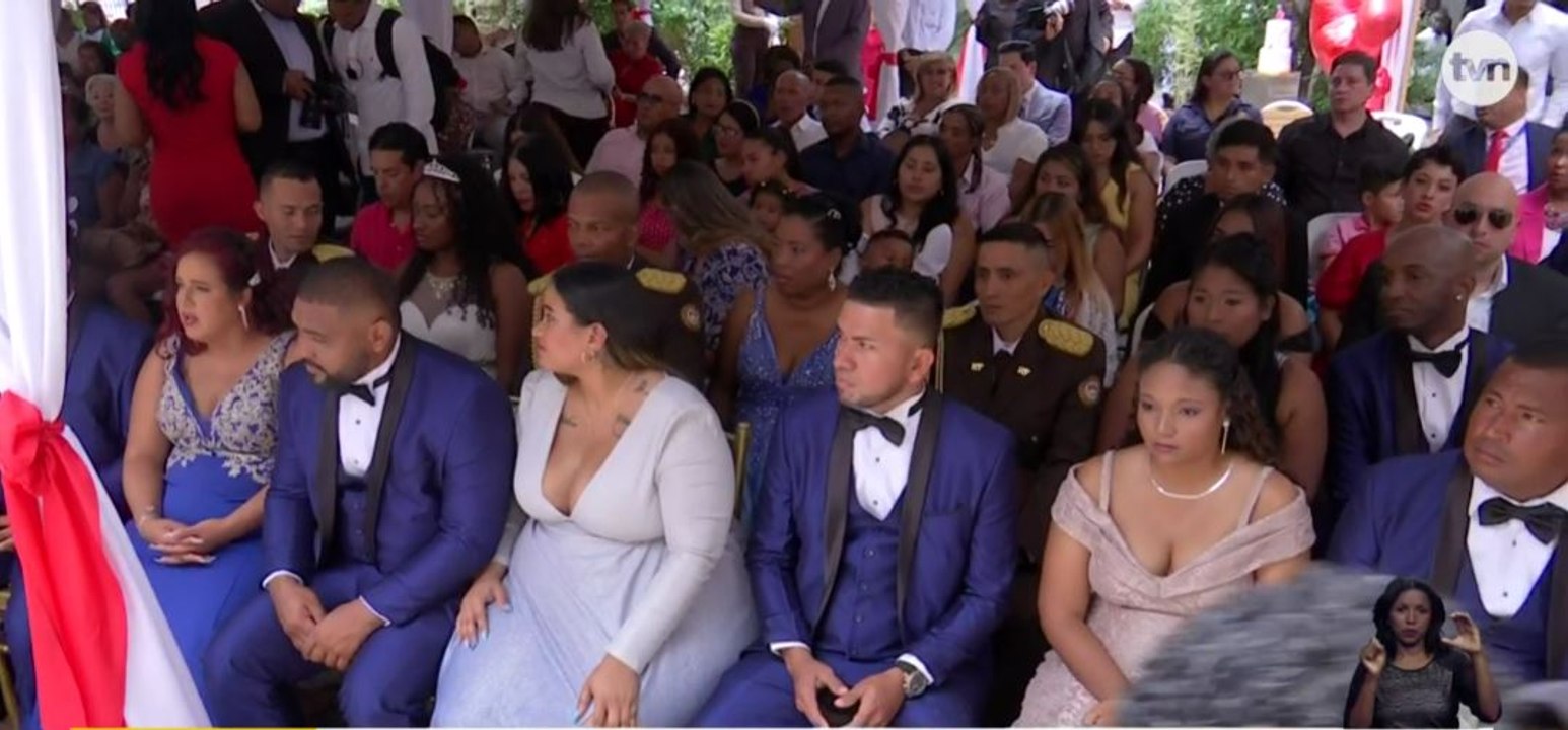 24 parejas celebran el Día del Amor y la Amistad con boda masiva en el Caso Antiguo asiva en la Alcaldía Capitalina