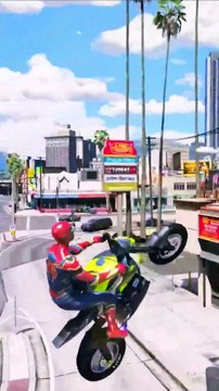 GTA 5 Epic Ragdolls | Spider-Man Jumps/Fails ep 141 #spiderman #gta #gta5