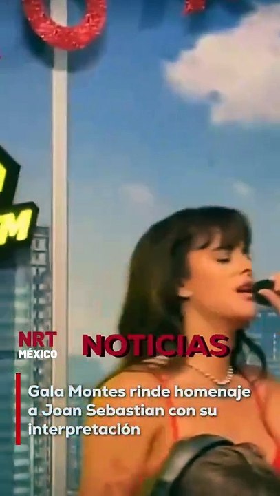 La actriz y cantante Gala Montes fue captada interpretando uno de los grandes éxitos de Joan Sebastian, desatando emoción entre sus seguidores