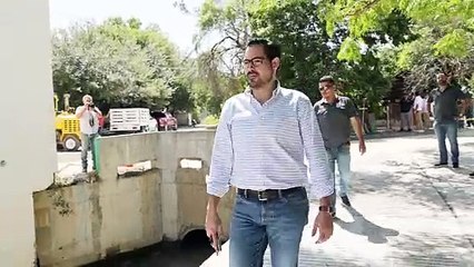 David de la Peña supervisa operativo de desazolve para prevenir inundaciones