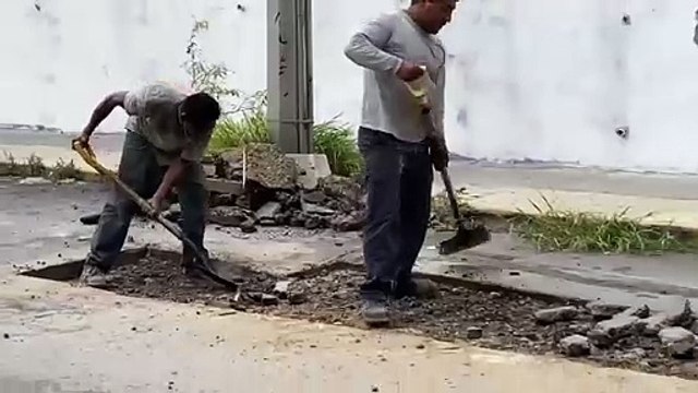 Reparan 2 mil baches en Santa Catarina tras paso de Alberto