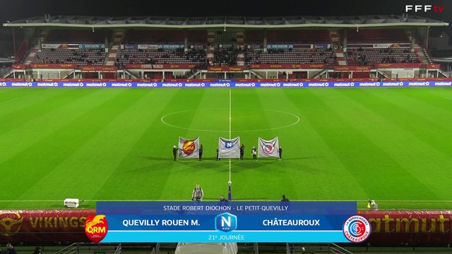 J21 I Quevilly Rouen Métropole vs LB Châteauroux en replay (1-2) I National FFF 2024-2025