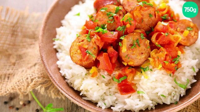 Rougail saucisses au Monsieur Cuisine