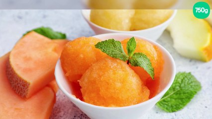 Sorbet au melon au Monsieur Cuisine